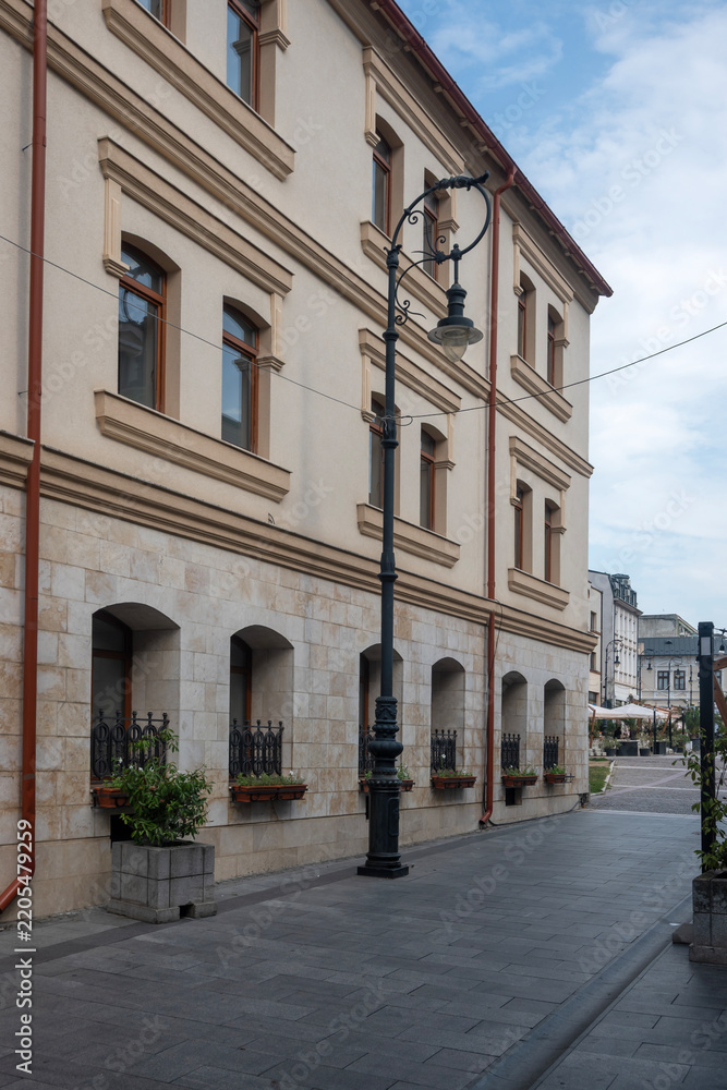 Fototapeta premium Panorama of Historic center of Craiova, Romania
