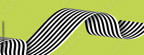 Obraz na płótnie Striped ribbon flowing elegantly background