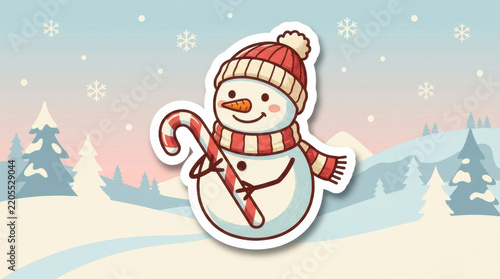 santa claus and snowman
