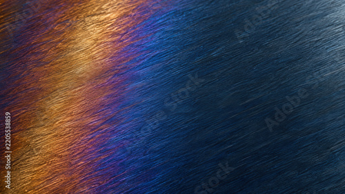 Abstract Blue and Gold Texture with Diagonal Striations