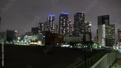 晴海四丁目　再開発予定地　夜景　2026年8月
