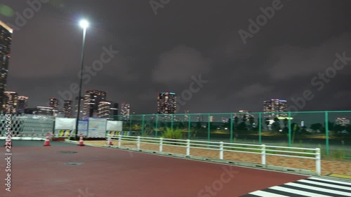 晴海四丁目　再開発予定地　夜景　2026年8月
