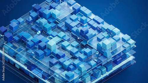 abstract blue background