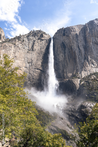 Upper Yosemite Fall in Spring Mist