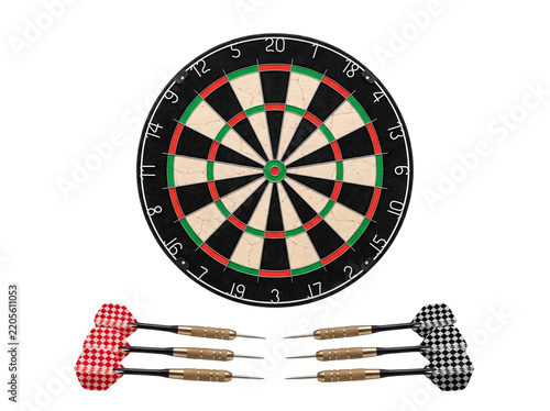 Darts Set - Isolated Product Photography