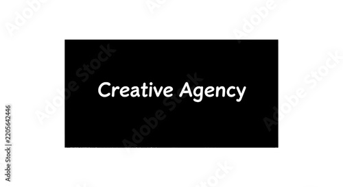 Creative Agency Logo Design Template.
