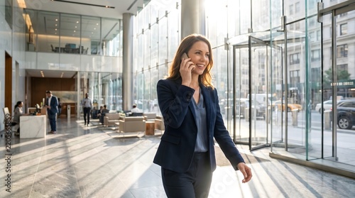 business woman in the city