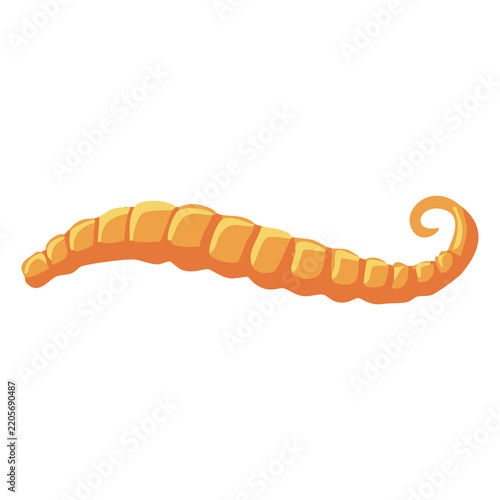 Fishing Worm Bait Tackle Gear Icon