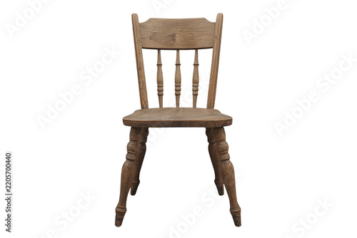 Refined traditional wooden chair clipart resource