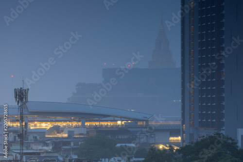 Global warming is causing prolonged heavy rainfall across Bangkok, resulting in severe flooding and widespread disruption to transportation, traffic, and daily life.