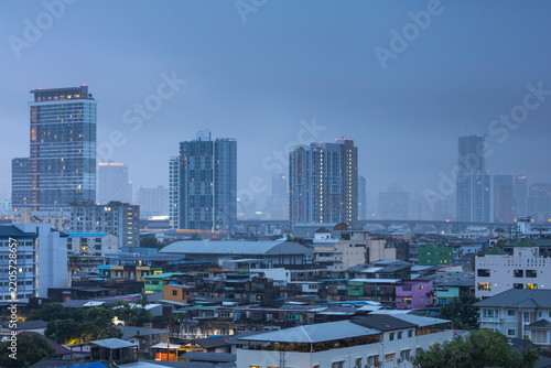 Global warming is causing prolonged heavy rainfall across Bangkok, resulting in severe flooding and widespread disruption to transportation, traffic, and daily life.