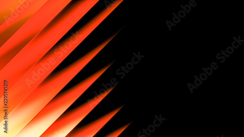 Abstract glowing vertical lines creating dynamic fiery glass pattern illustration