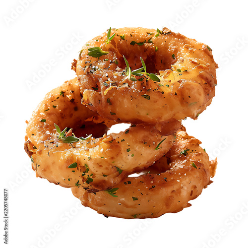 Herb seasoned crispy onion rings