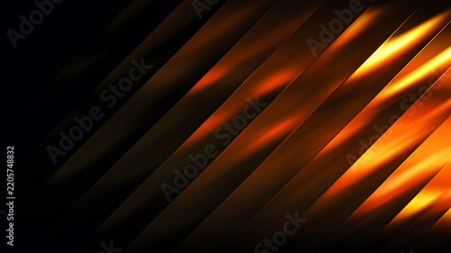 Abstract glowing vertical lines creating dynamic fiery glass pattern illustration