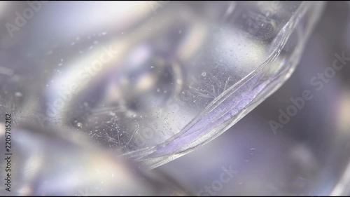 Photography technology features translucent pearl-gray optical resin with softly blurred internal
