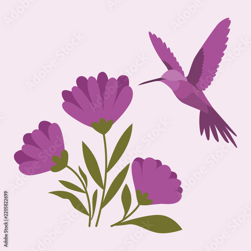 Bird and Flower