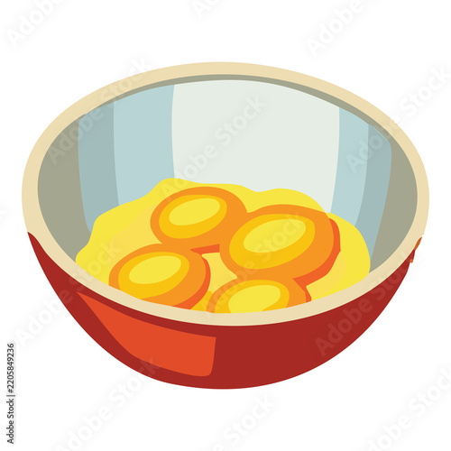 Eggs In Bowl Baking Ingredient