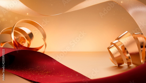 Luxury Christmas Gift Advertising Abstract Background