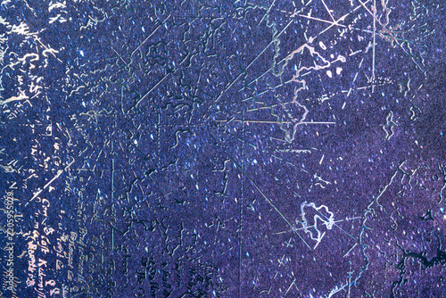 Purple Celestial Map Paper Texture with Metallic Star Details