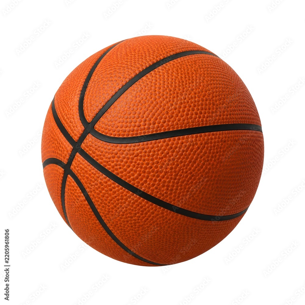 Fototapeta premium basketball isolated on white