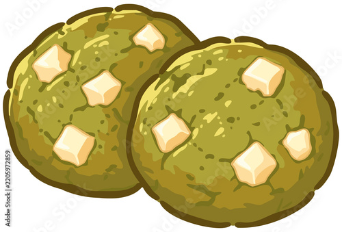 Cute Assorted Cookies Collection, Hand Drawn Dessert Illustration