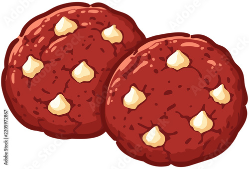 Cute Assorted Cookies Collection, Hand Drawn Dessert Illustration
