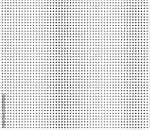 Minimalist geometric halftone dot pattern offering a structured and delicate design element.