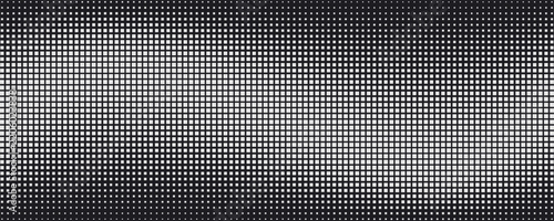 Pixel disintegration background. Decay effect. Dispersed dotted pattern. Concept of disintegration. Set pixel mosaic textures with simple square particles. Vector illustration on black background.