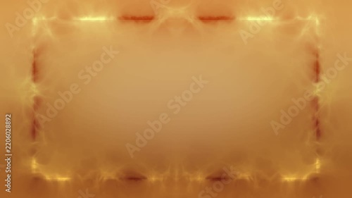 Seamless Golden Abstract Frame Loop Motion Background