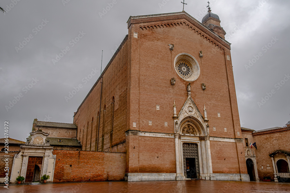 Obraz premium Historic Brick Cathedral