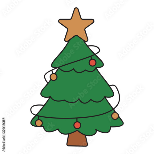 Christmas Element Set Illustration