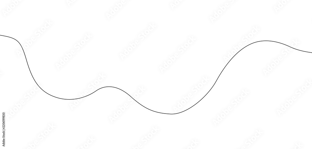 Obraz premium Wavy Line
