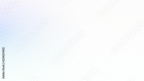 Futuristic blue digital grid overlay featuring glowing geometric dot matrix patterns on a dark screen