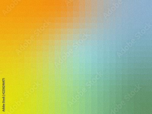 A beautiful abstract background featuring a smooth and soft gradient transition from vibrant yellow and orange tones to calm blue and green color hues