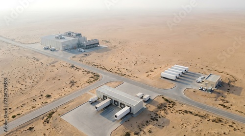 Cold Storage and Refrigerated Logistics Hub in Desert