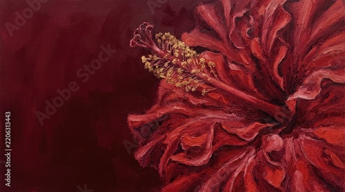 A rich deep burgundy floral arrangement evokes the warmth and gratitude of the thanksgiving season