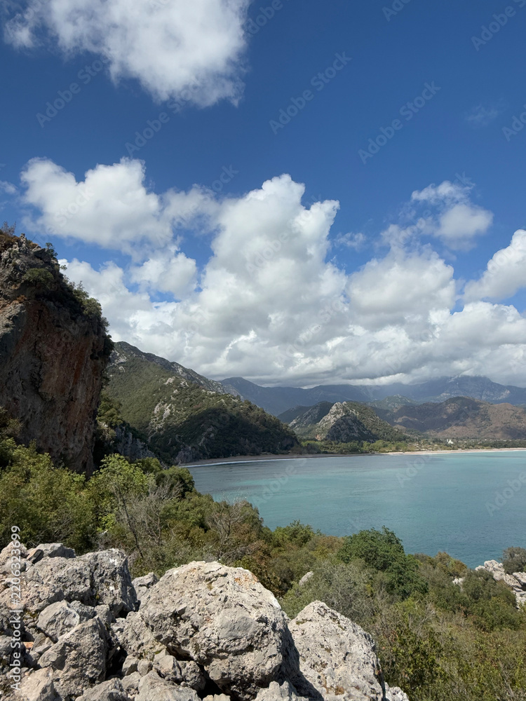 Obraz premium A walk along the Lycian Way, Ciraly, Turkey