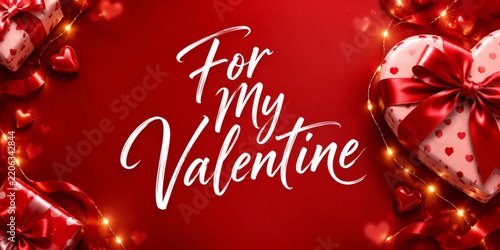Celebration of Love With Gifts and Decor for Valentines Day