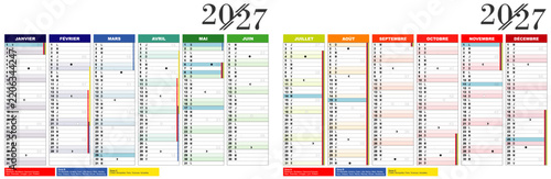 calendrier 2027