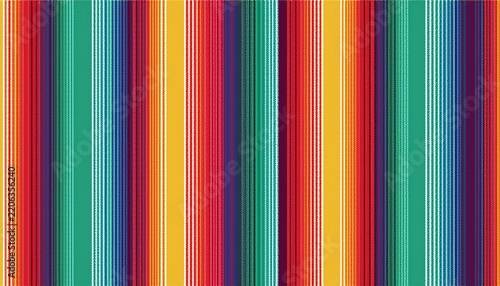 blanket stripes seamless pattern background for cinco de mayo party decor or ethnic mexican fabric pattern with colorful stripes serape design