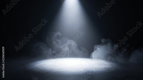 Abstract spotlight background glowing light of spotlight illuminated