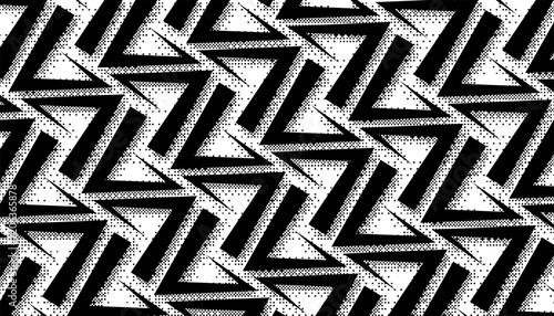 Black and white sporty pattern with dither pixel effect for modern background and jersey design element. Editable graphic resource. Vector format illustration. Eps10 