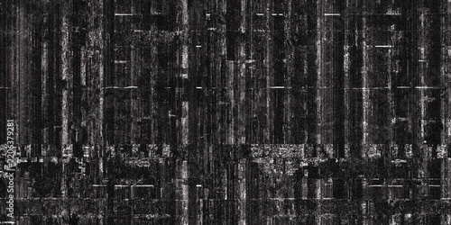 Abstract black and white grunge texture with vertical distressed lines
