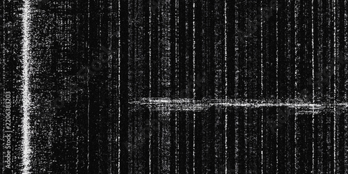 Abstract black and white digital noise texture with vertical light lines