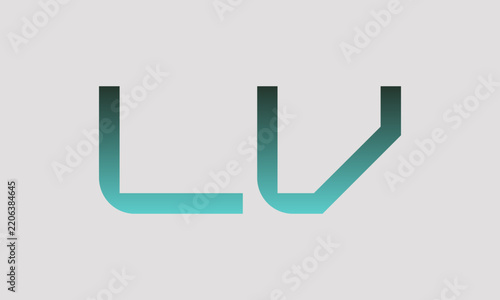 LV L lv initial logo | initial based abstract modern minimal creative logo, vector template image. luxury logotype logo, real estate homie logo. typography logo. initials logo