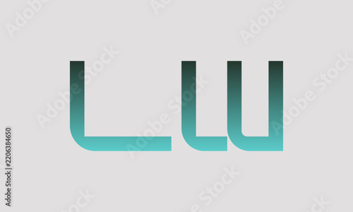 LW L lw initial logo | initial based abstract modern minimal creative logo, vector template image. luxury logotype logo, real estate homie logo. typography logo. initials logo