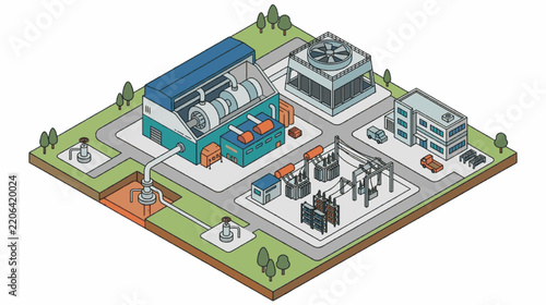 ModernIndustrialResearchFacilityComplexWithScientificEquipment.