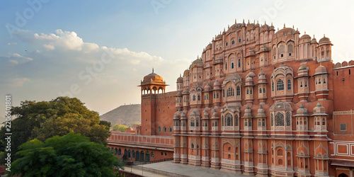 Hawa Mahal Showcases Iconic Pink Sandstone Architecture In Jaipur