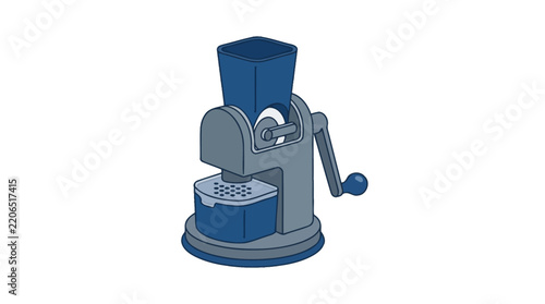 Manual Ice Shaver Vector Illustration