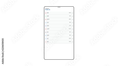Stock Market Trading Interface with Real-Time Price Fluctuations and Technical Data Analysis Board